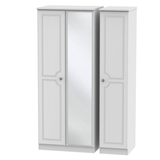 Snowdon 3 Door Mirrored Wardrobe